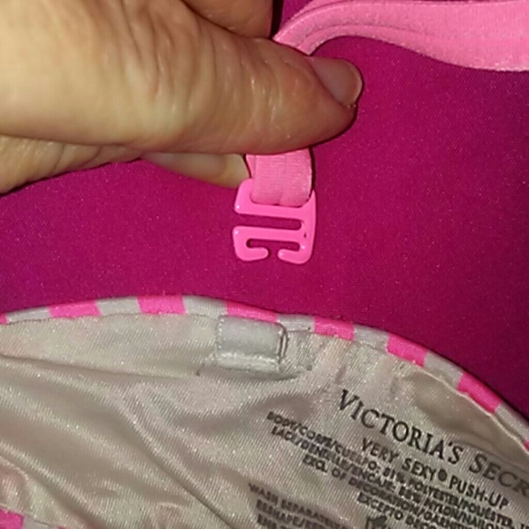 VS Push-Up Bra 32B ~ CONVERTIBLE Lace & Stripe - Picture 4 of 4