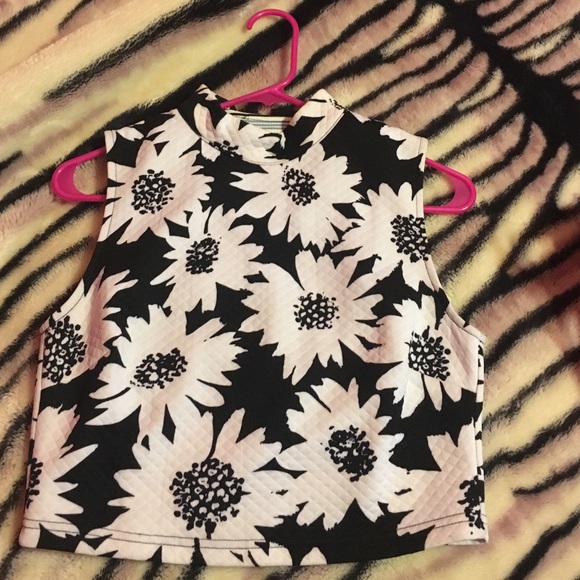 Floral crop top