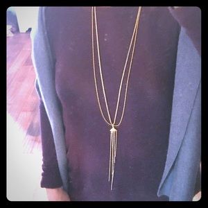 Gold authentic Virgin Saints and Angels necklace.