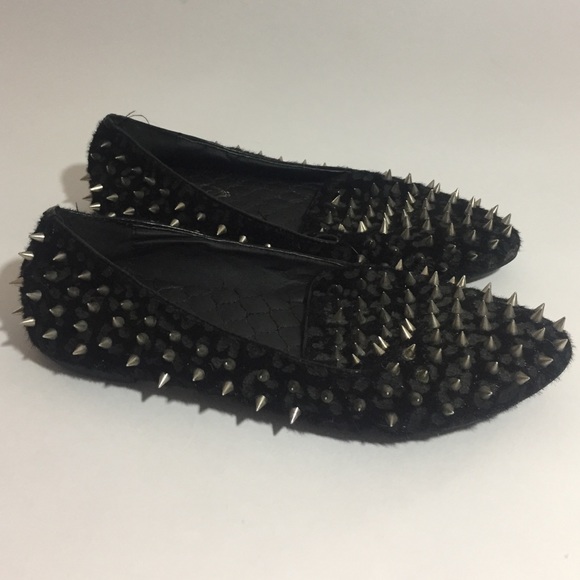 Spiked loafers