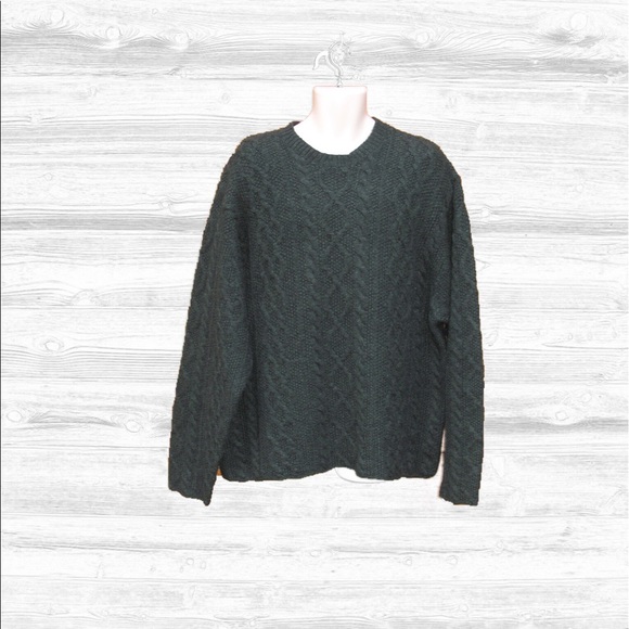 J. Crew Other - Men's J. Crew Vintage 100% Wool Cable Knit Sweater