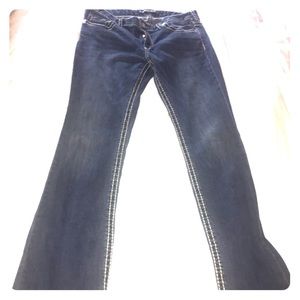 EXPRESS Boot Cut Jeans Size 14 Long In EUC