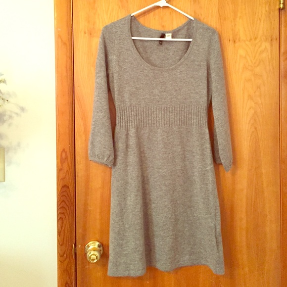 Gray Sweater Dress