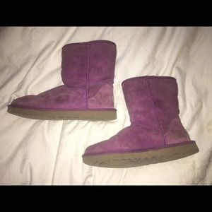 UGG Short Boots, Lavender Size 8