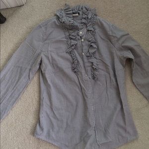 J. Crew ruffle blouse