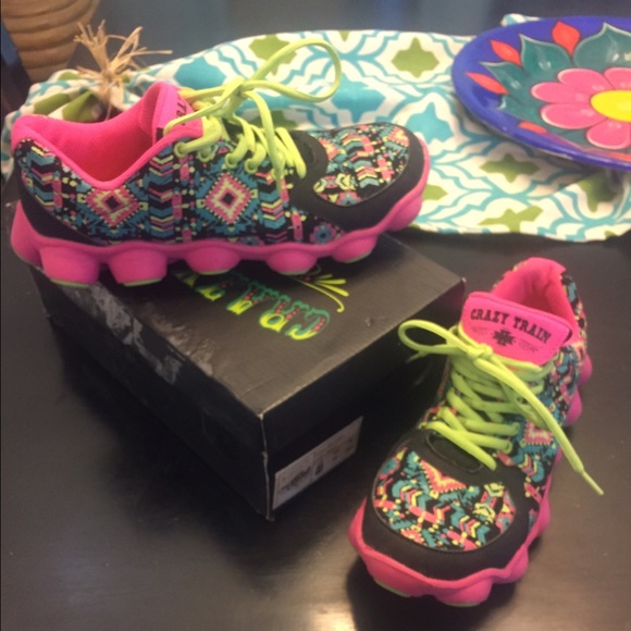 Crazy Train Tennis Shoes