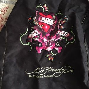 Two Ed Hardy Seat covers Like New