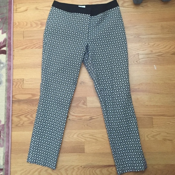 Diamond pattern slacks