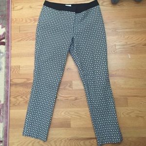 Diamond pattern slacks