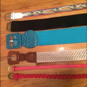 All 6 belts for $8