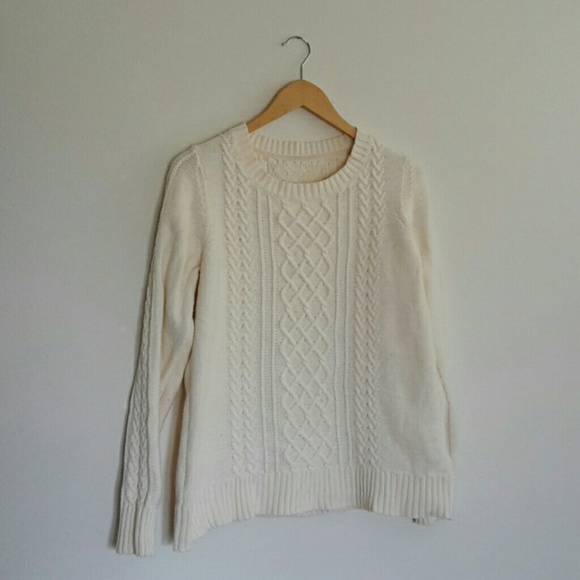 LL Bean classic fisherman sweater