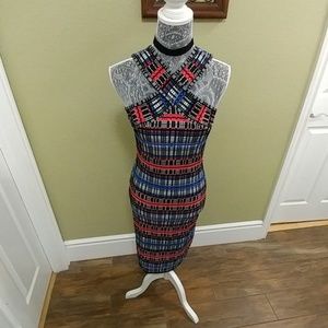 New with tags Windsor strech dress crisscross fron