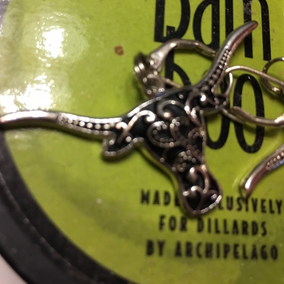 Long Horn Silver Earrings! - Picture 3 of 4