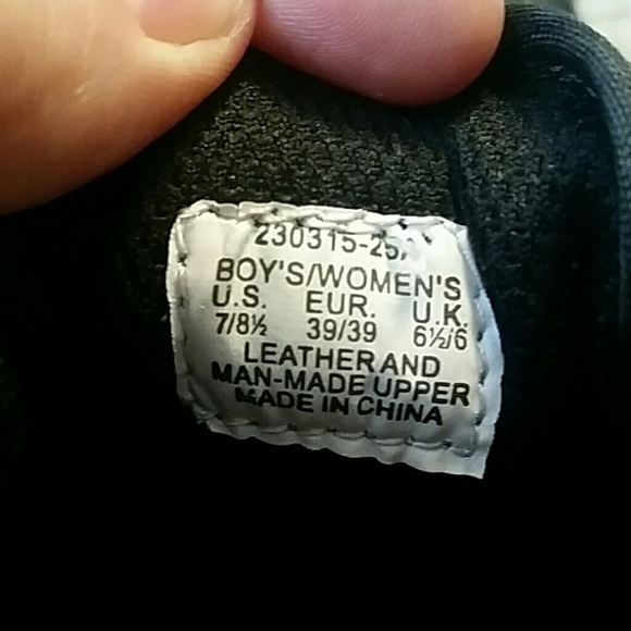 Black leather USPA walking shoes - Picture 2 of 7