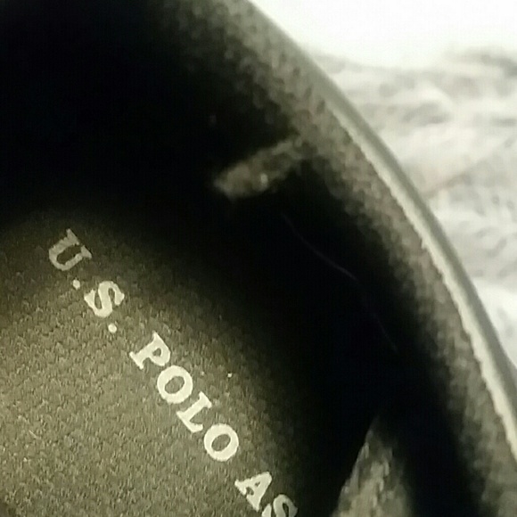 Black leather USPA walking shoes - Picture 6 of 7