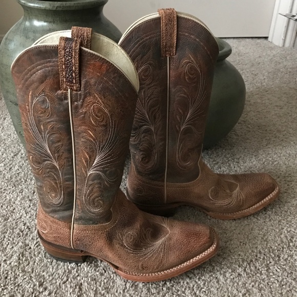 Ariat Leather Cowboy Boots "Catalina" 8.5