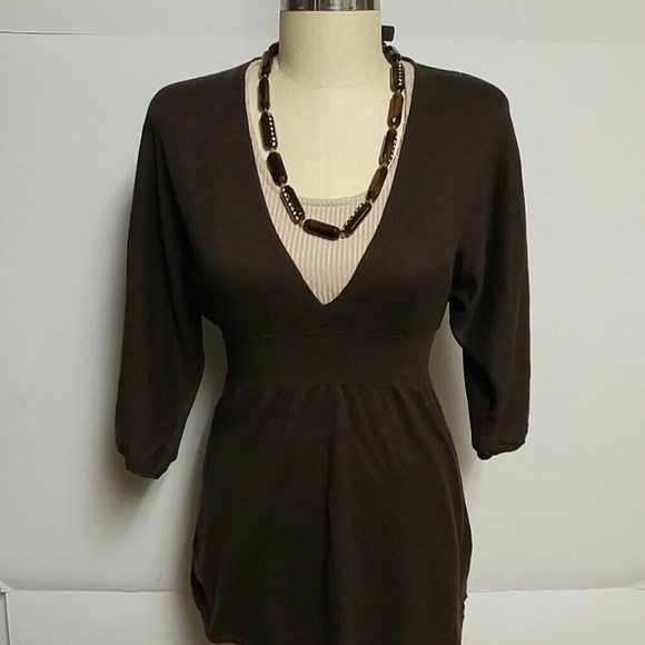 Express Brown Kimono Style Sweater!