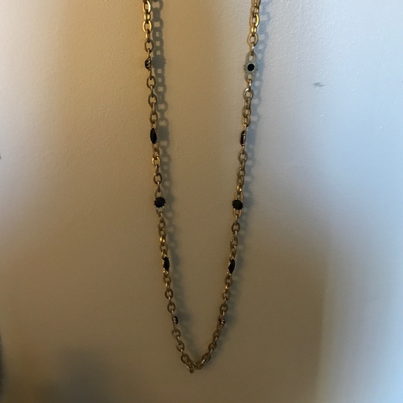 Gold chain link necklace