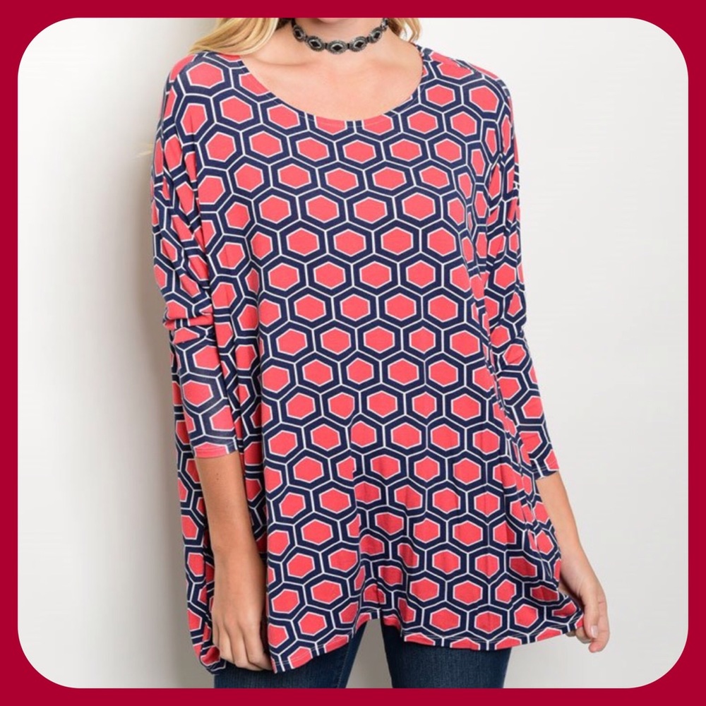 Round Neck Tunic Top(MADE USA)