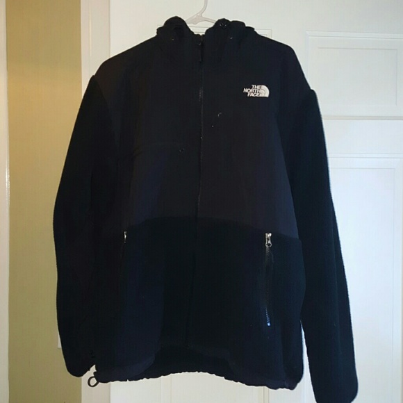 Mens North Face Hooded Fleece Jacket (Large)