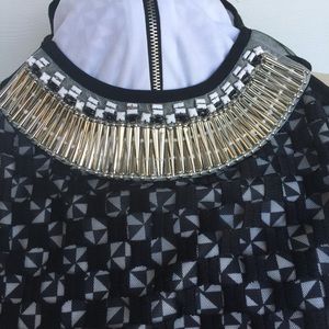 Black  jewelry accented dress by Julia Jordan