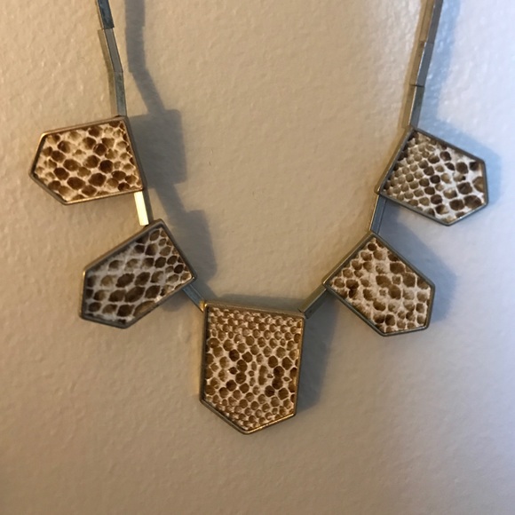 Snakeskin necklace
