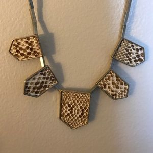 Snakeskin necklace