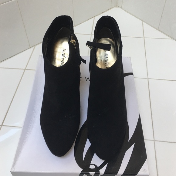 Nine West Black Suede Bootie