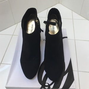 Nine West Black Suede Bootie