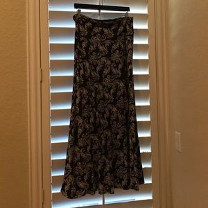 Navy Paisley LuLaRoe Maxi Skirt