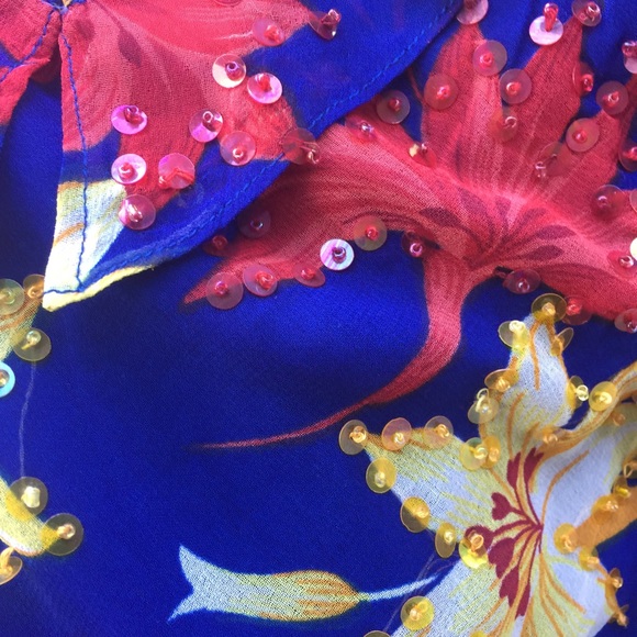 Sparkly print sleeveless dress - Picture 3 of 3