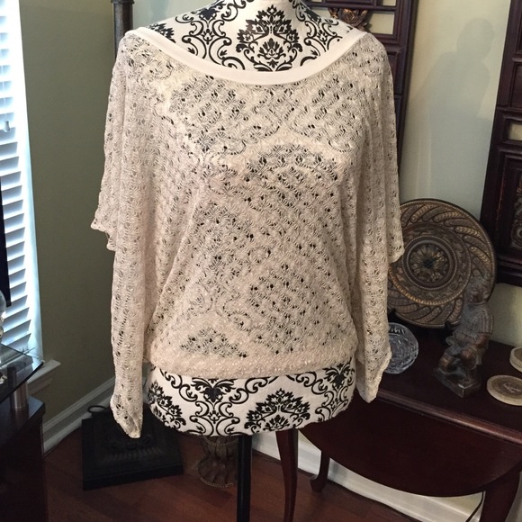 Express shimmery top