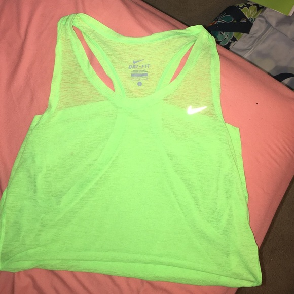 Nike lime green dri fit