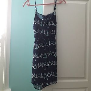 Navy anchor dress