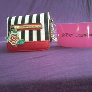 Betsy Johnson id/CC/money wristlet