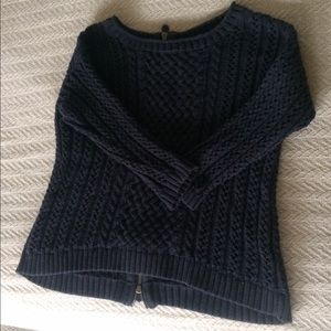 Anthropologie Navy Sweater- Moth