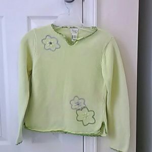 Girls Lime Green Sweater