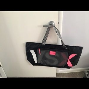 Victoria's Secret workout, travel, duffle bag