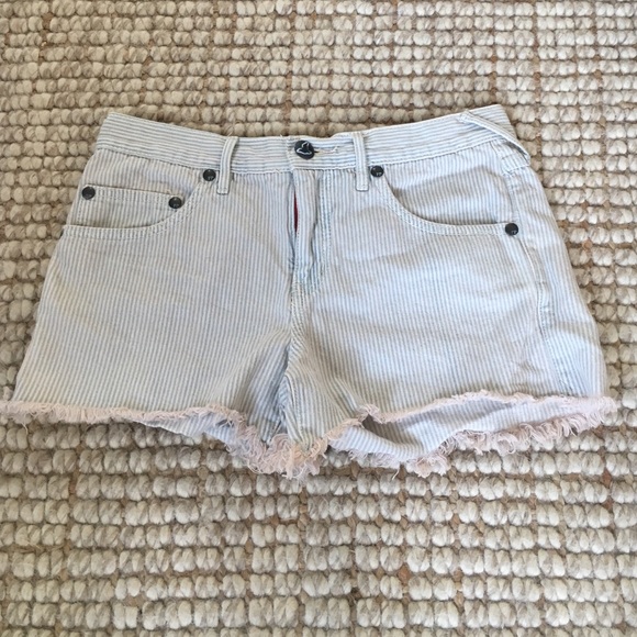 Free People Striped Shorts, Size 27