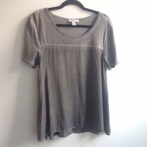 Kenar Urban / Rustic Gray Flowy Top | Medium