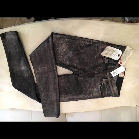 NWT current Elliott gunmetal skinny jeans size 24 - Picture 1 of 4