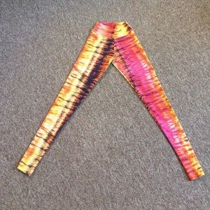 Liquido Tie Die Fire Extra Long Legging P P/S S