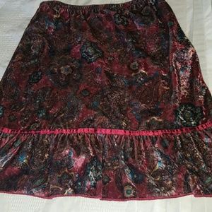Xhilaration velvety skirt