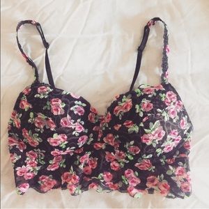Victoria's Secret Pink Floral Bralette