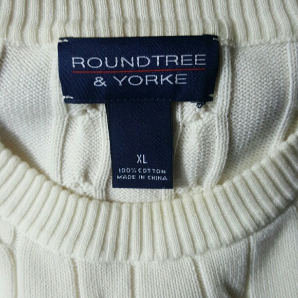 OFF WHITE "ROUNDTREE AND YORKE" Sweater - Picture 3 of 4