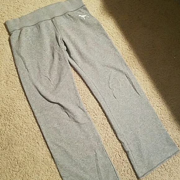 PINK gray sweatpants