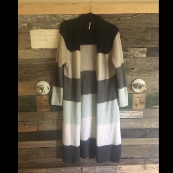 Free People Sweaters - Free People Long Color Block Sweater