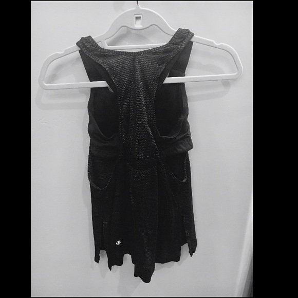 Lululemon Black Razor Back Tank