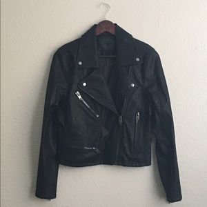 BLANK NYC Faux Leather Moto Jacket