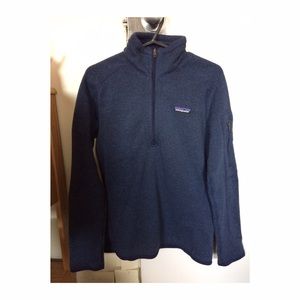 Patagonia 1/4 Zip fleece lined sweater WS